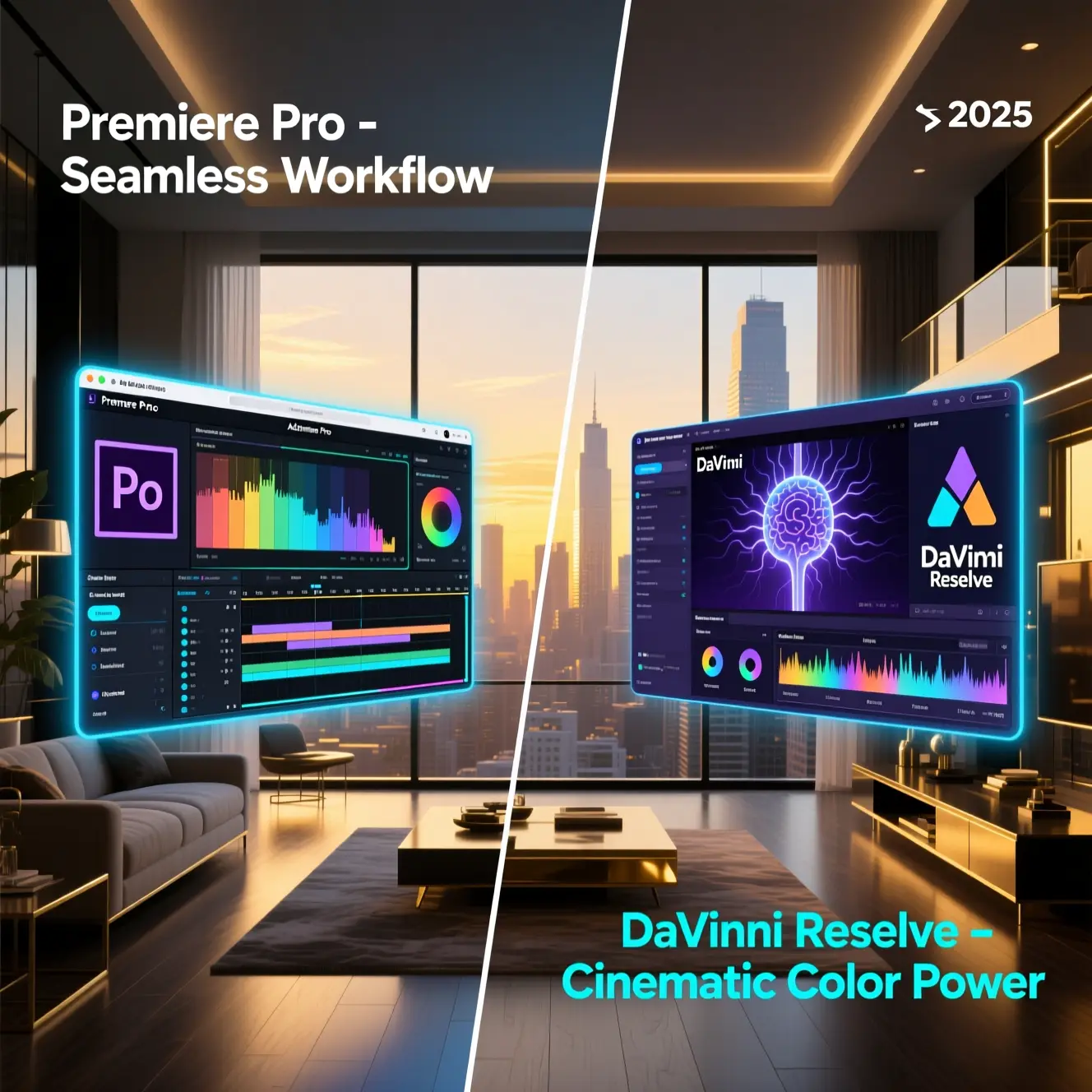 Premiere Pro vs. DaVinci Resolve in 2025: Which Video Editor Is Best for High-End Real Estate Videos?