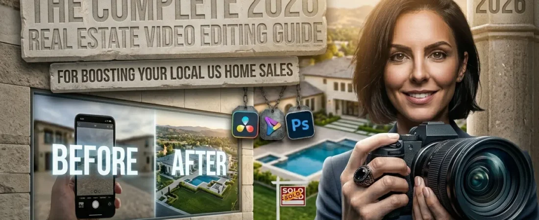 Real Estate Video Editing · 2026 Guide