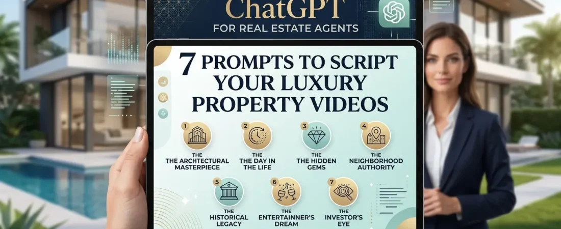 ChatGPT for Real Estate Agents: 7 Prompts to Script Your Luxury Property Videos