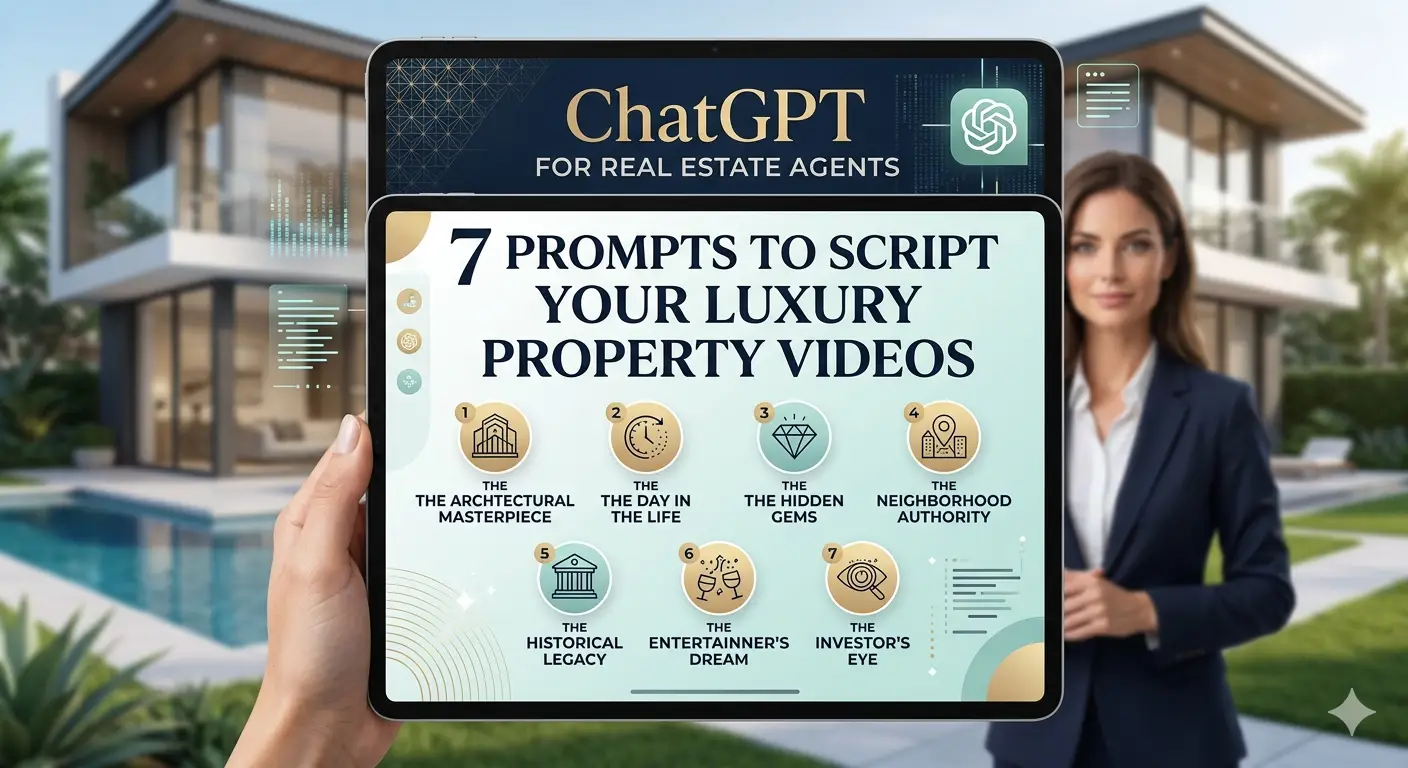 ChatGPT for Real Estate Agents: 7 Prompts to Script Your Luxury Property Videos